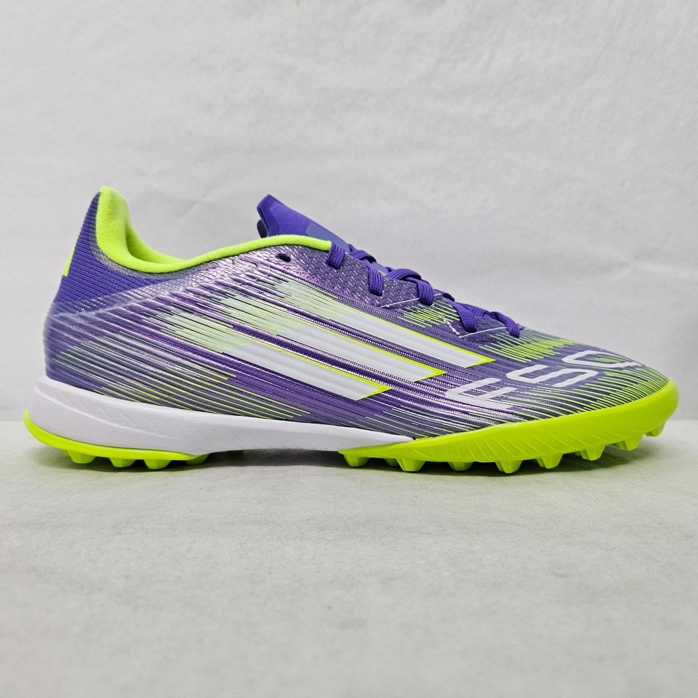 Adidas F50 League TF Soccer Cleats JH7724 Purple Rush Lucid Lemon Mens Size 7‎ - Picture 11 of 11